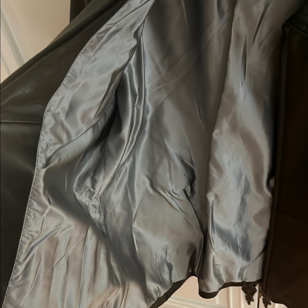 Adler Black Leather Jacket - Picture 4 of 4